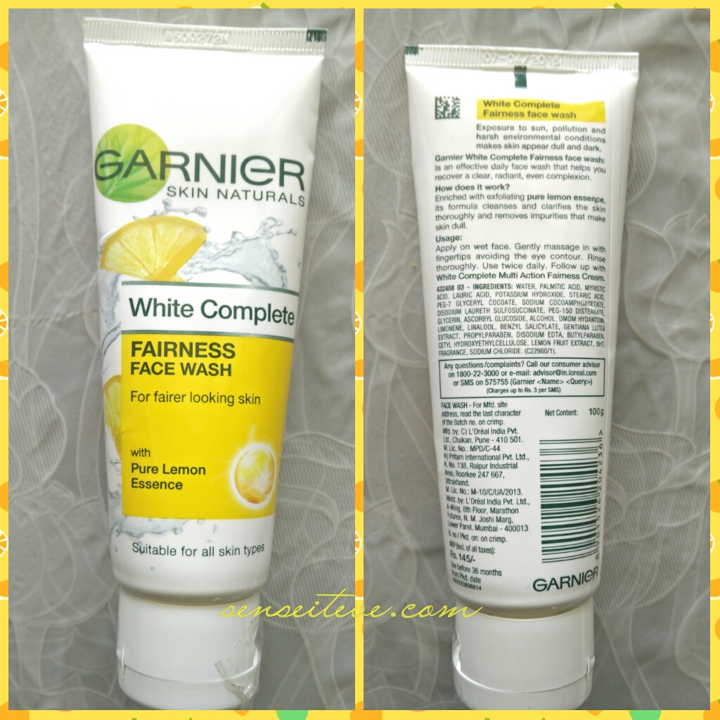 Garnier White Complete Fairness Facewash Review_Speed White Range