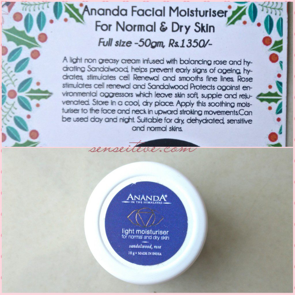 Ananda Facial Moisturiser