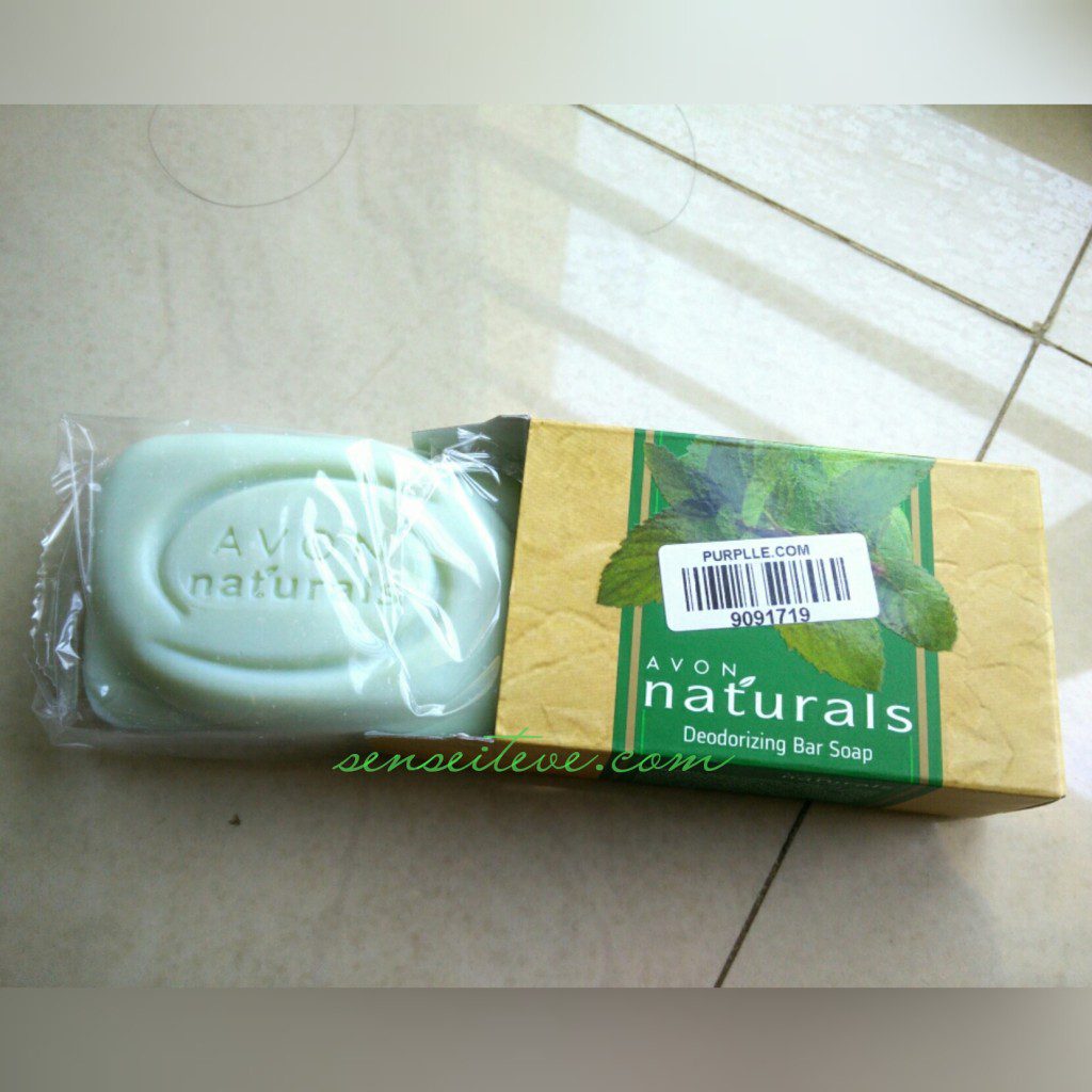 Avon Natural's Deodorizing Bar Soap Packaging
