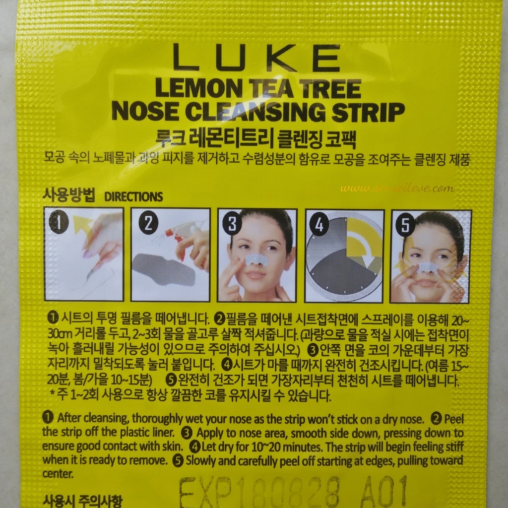 How to use Skin 18 Luke Nose Cleansing Strip