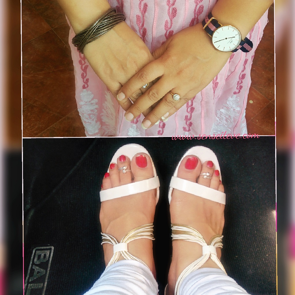 Pretty in Pink OOTD accessories