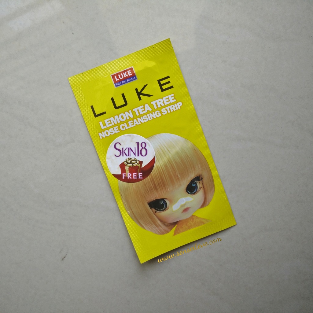Skin 18 Luke Lemon Tea Tree Nose Cleansing Strip Review