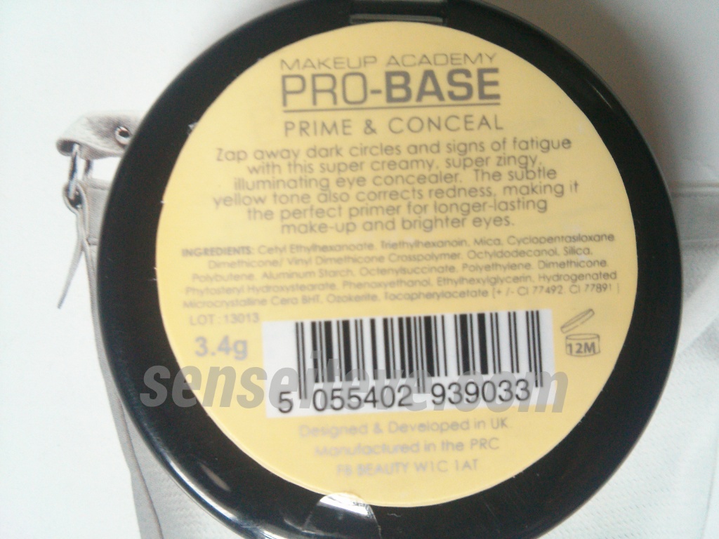 Makeup Academy Pro Base prime & Conceal Review