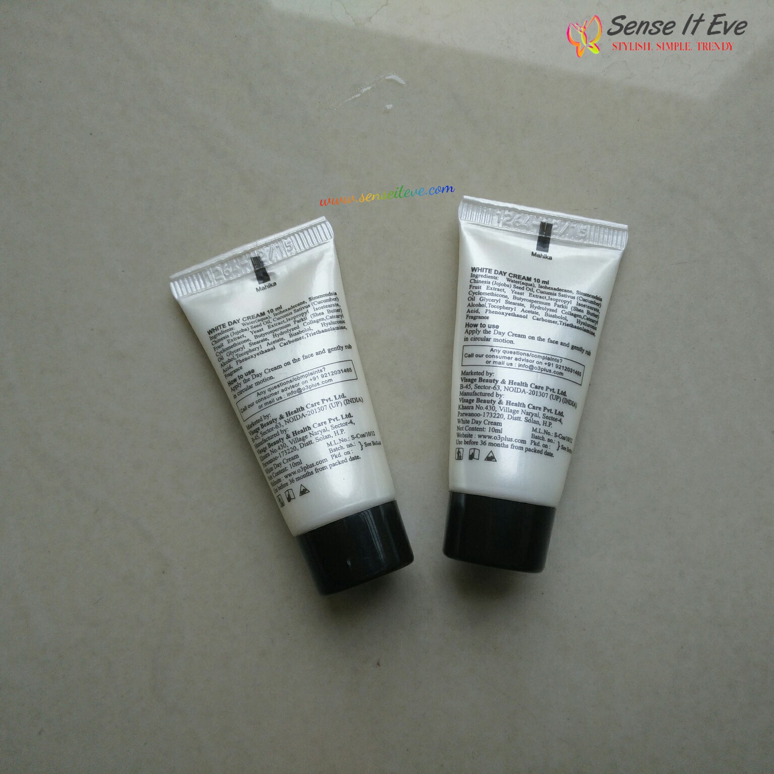 O3+ Whitening Day Cream Review