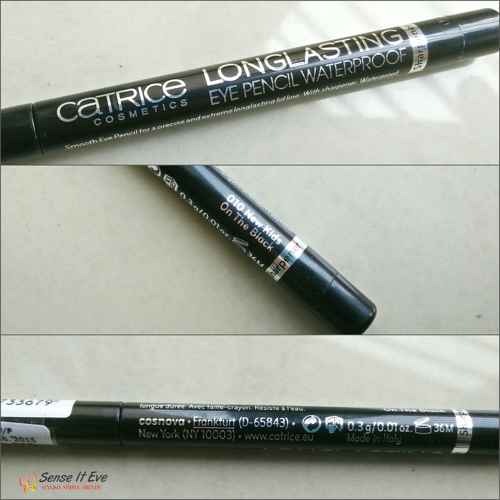 Catrice LongLasting Eye Pencil Waterproof 010 Packaging