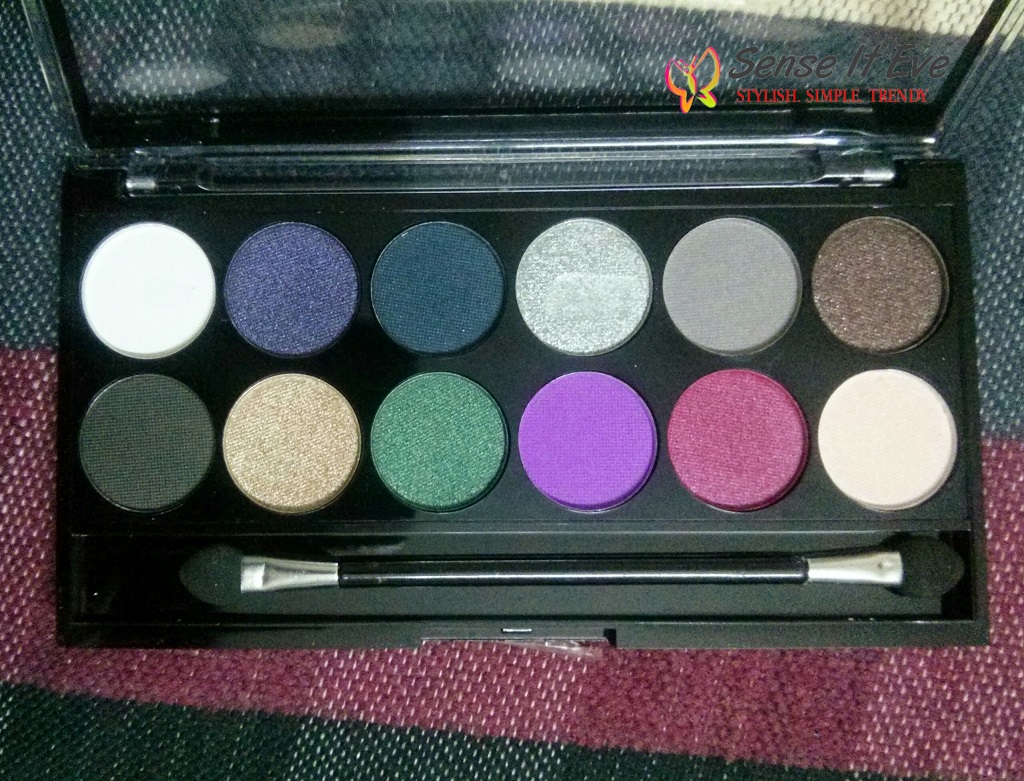 Makeup Academy Glamour Nights Eye Shadow Palette Sense It Eve MUA Glamour Nights Eye Shadow Palette Review & Swatches