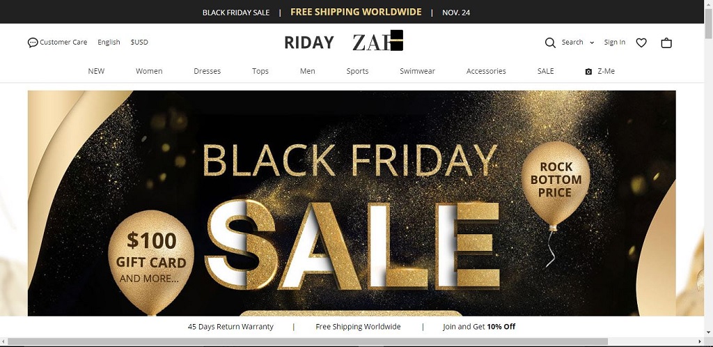 Zaful Black Friday deals Sense It Eve Zaful Black Friday Sales Wishlist