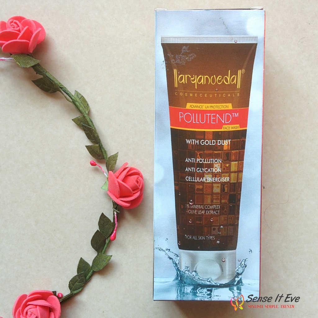 Aryanveda Pollutend Facewash with Gold Dust Sense It Eve Aryanveda Pollutend Facewash with Gold Dust Review