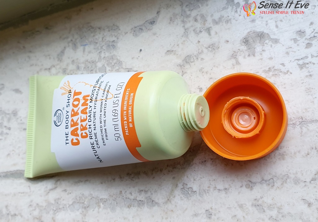 The Body Shop Carrot Cream Nature Rich Daily Moisturizer Packaging Sense It Eve The Body Shop Carrot Cream Nature Rich Daily Moisturizer Review