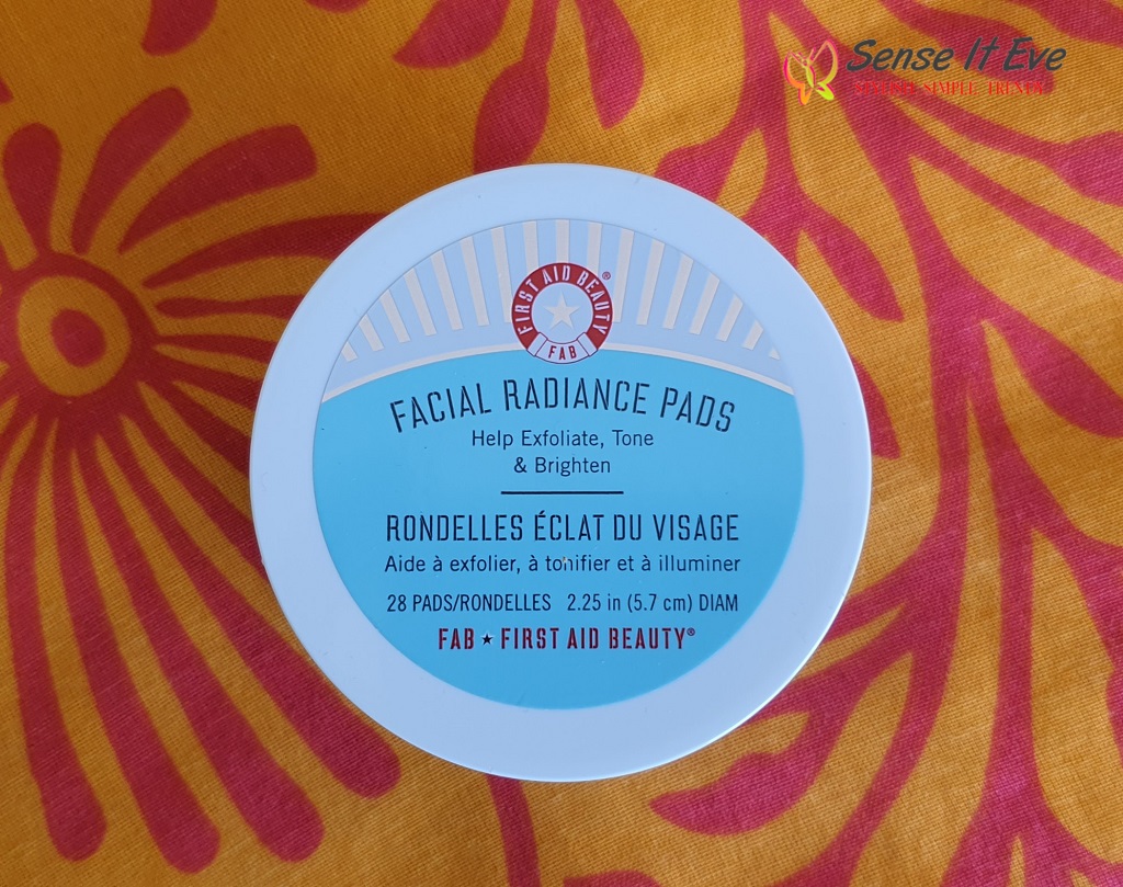 First Aid Beauty Facial Radiance Pads Review Sense It Eve First Aid Beauty Facial Radiance Pads Review