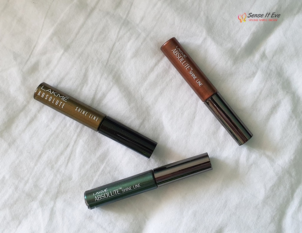 Lakme Absolute Shine Line Liquid Liners Review Sense It Eve Lakme Absolute Shine Line Eye Liners : Review & Swatches