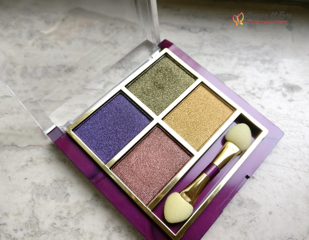 Lakme Eyeshadow Quartet Tanjore Rush Packaging Sense It Eve Lakme 9 to 5 Eyeshadow Quartet Tanjore Rush : Review & Swatches