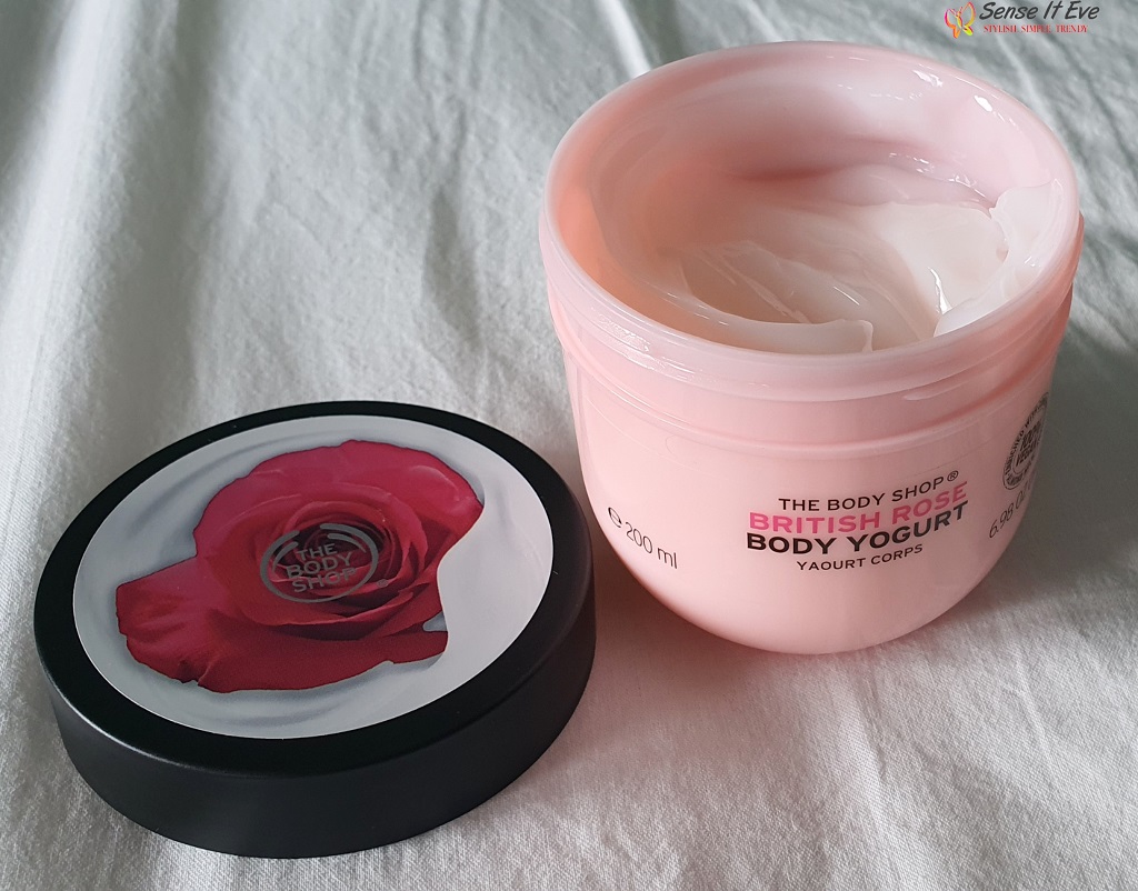 The Body Shop British Rose Body Yogurt Packaging Sense It Eve The Body Shop British Rose Body Yogurt Review
