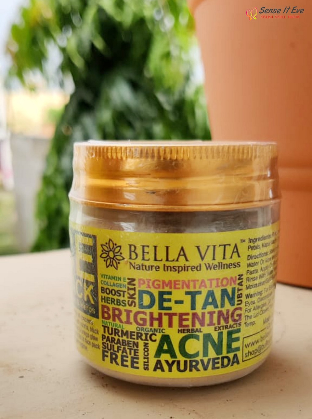 Bella Vita Face Glow Pack Sense It Eve Bella Vita Organic Face Glow Pack Review