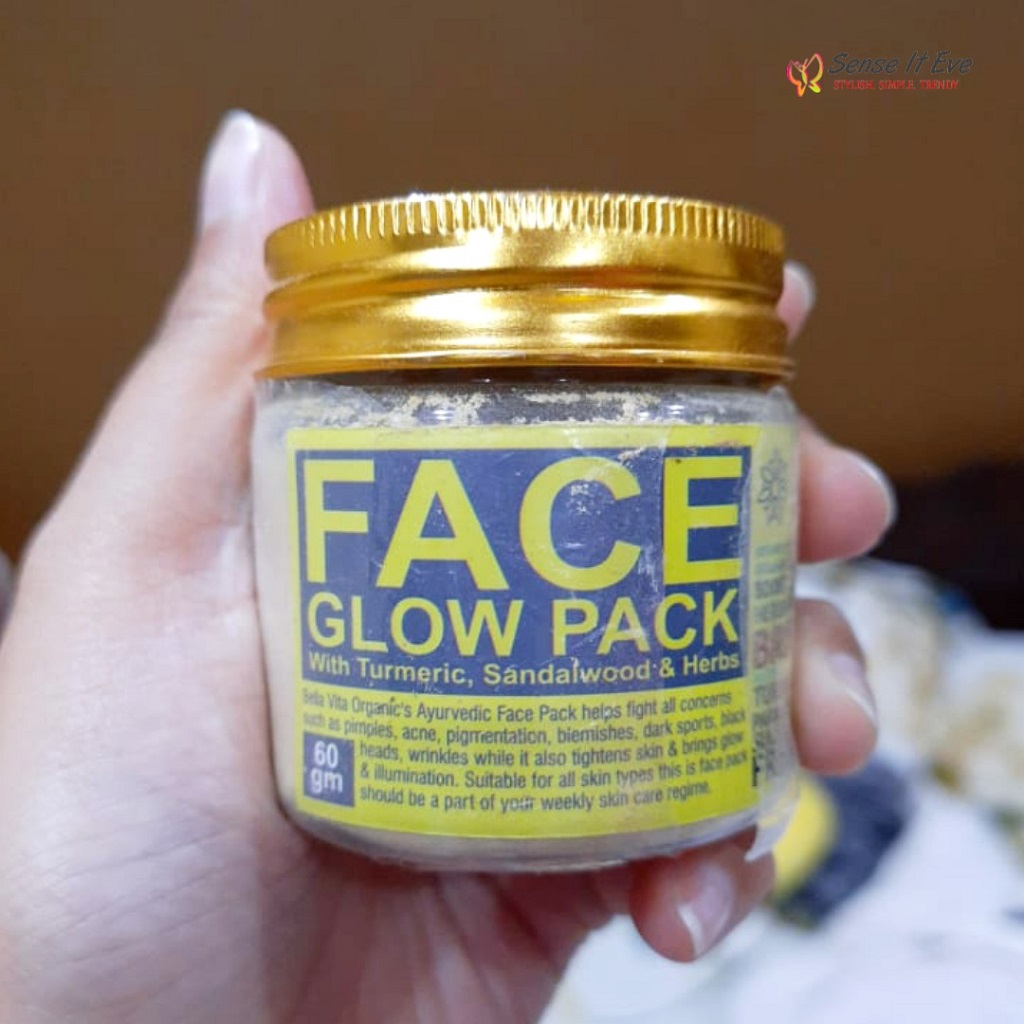 BellaVita Face Glow Pack Sense It Eve Bella Vita Organic Face Glow Pack Review