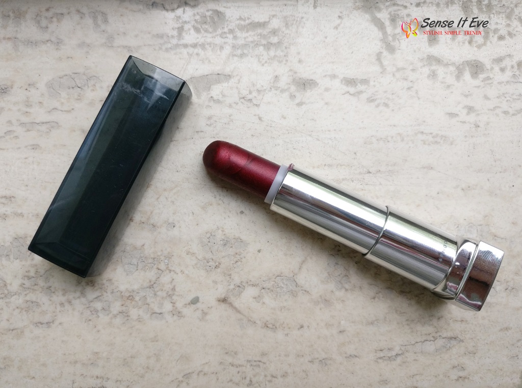 Maybelline Color Sensational Metallic Lipstick 25 Copper Rose Packaging