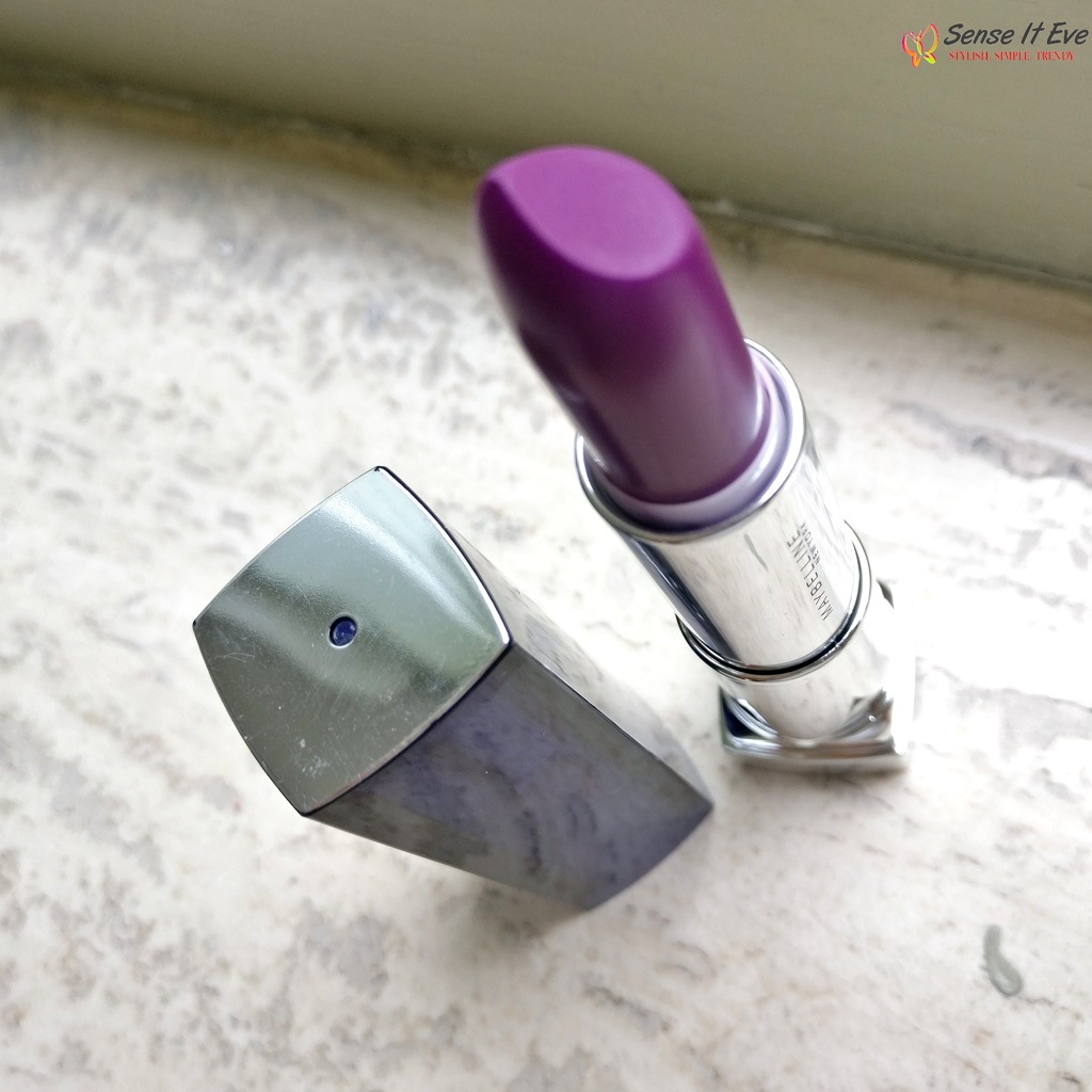 Maybelline Colorsensational The Loaded Bolds Lipstick Fearless Purple Sense It Eve Maybelline Colorsensational The Loaded Bolds Lipstick Fearless Purple : Review & Swatches