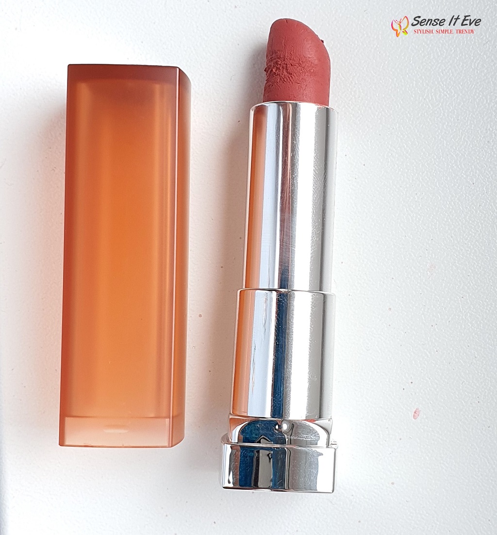 Maybelline Powder Matte Lipstick Touch Of Nude : Review & Swatches