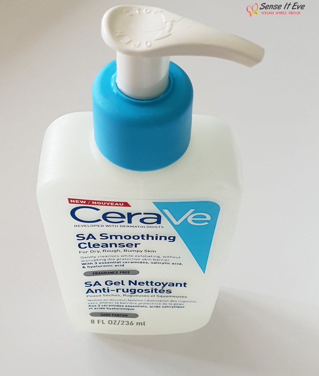 CeraVe SA Smoothing Cleanser Packaging Sense It Eve CeraVe SA Smoothing Cleanser Review