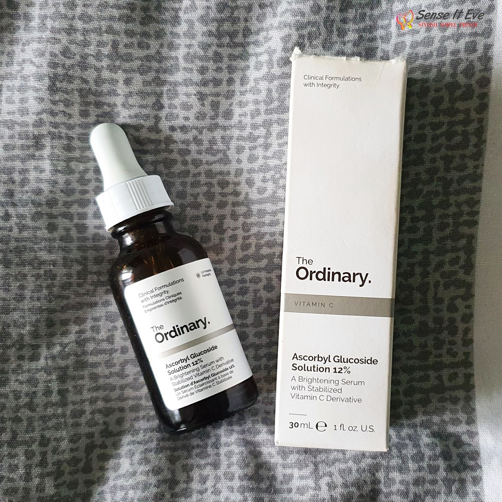 The Ordinary Ascorbyl Glucoside Solution 12 Review Sense It Eve The Ordinary Ascorbyl Glucoside Solution 12% Review