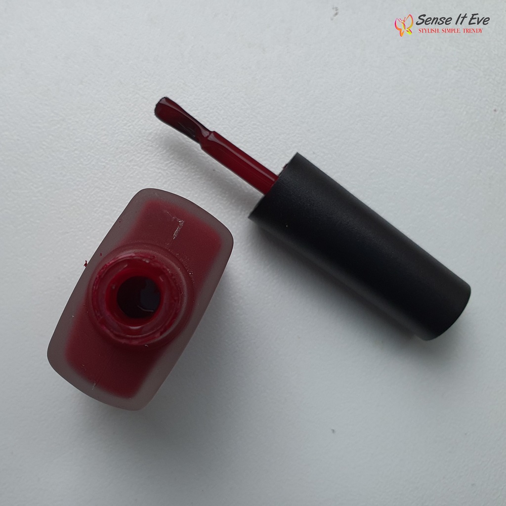 Nykaa Matte Nail Lacquer Ruby Glaze Review & swatches