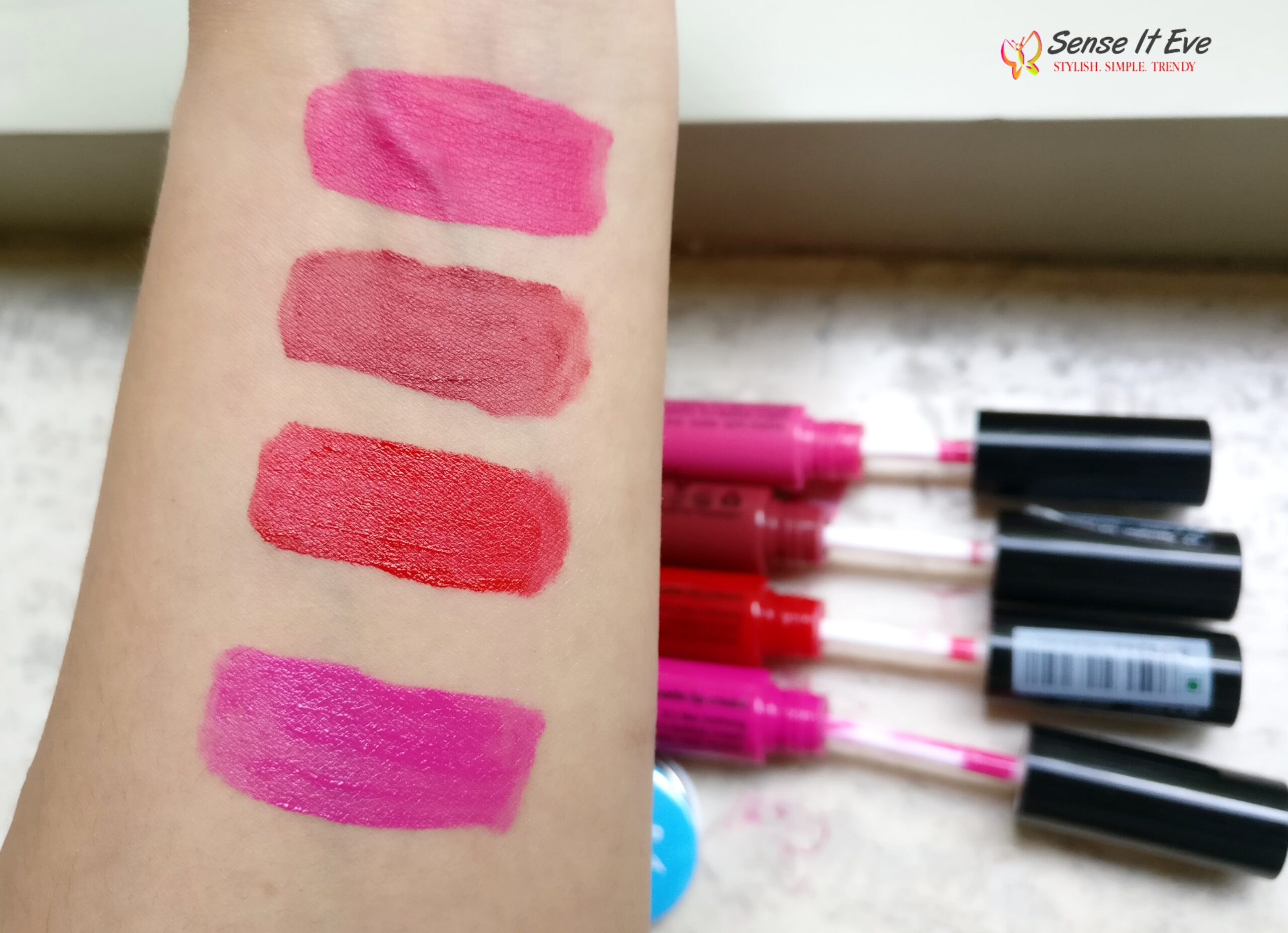 Miss Claire Soft Matte Lip Creams Swatches scaled Sense It Eve Miss Claire Soft Matte Lip Cream : Review & Swatches