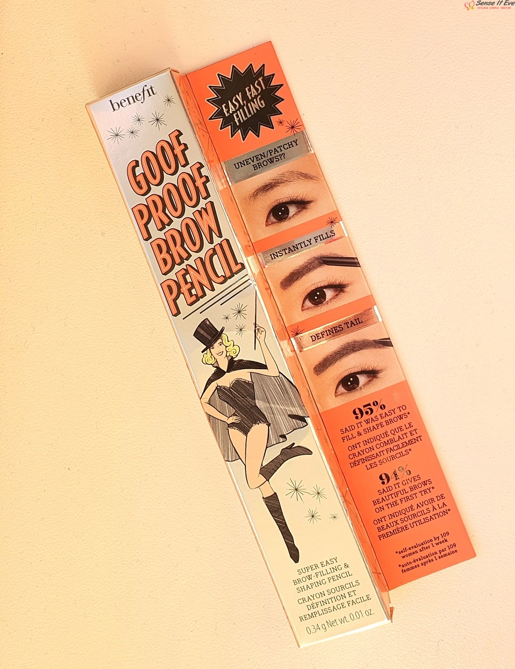 Benefit Cosmetics Goof Proof Brow Pencil Sense It Eve Achieving Brow Perfection with Benefit's Goof Proof Brow Pencil