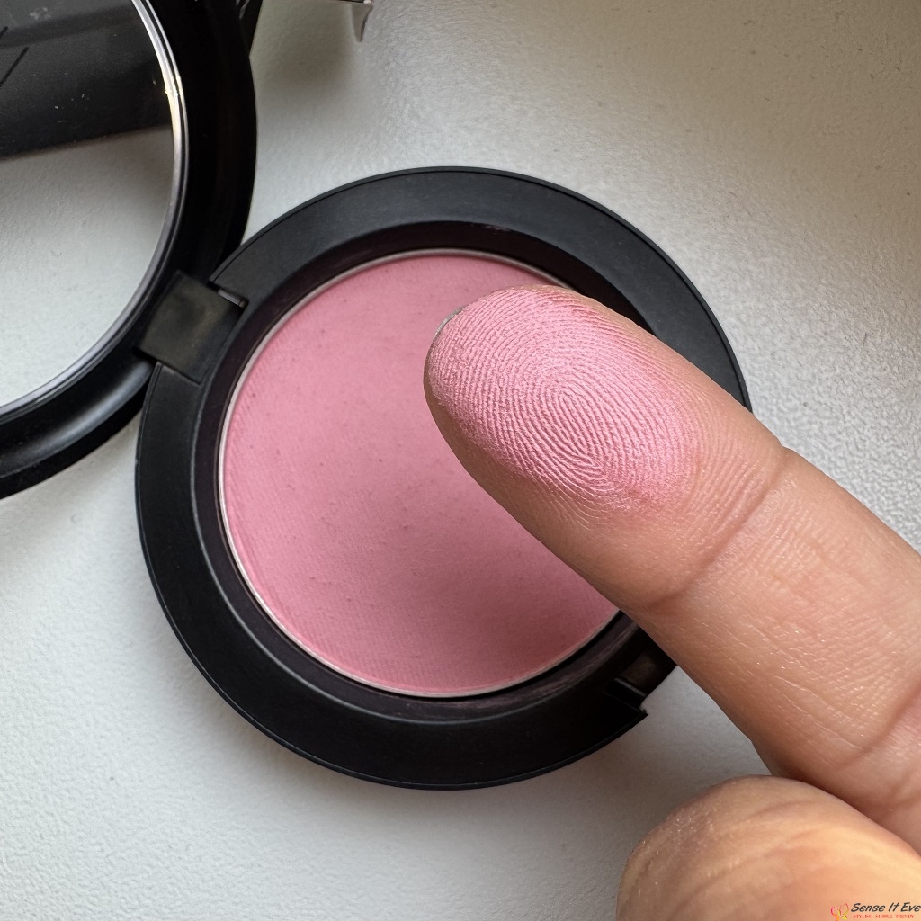 MAC Powder blush Pinch O Peach swatch 1 Sense It Eve MAC Pinch O’ Peach Blush - Sweet Peachy Glow with a Formula Twist