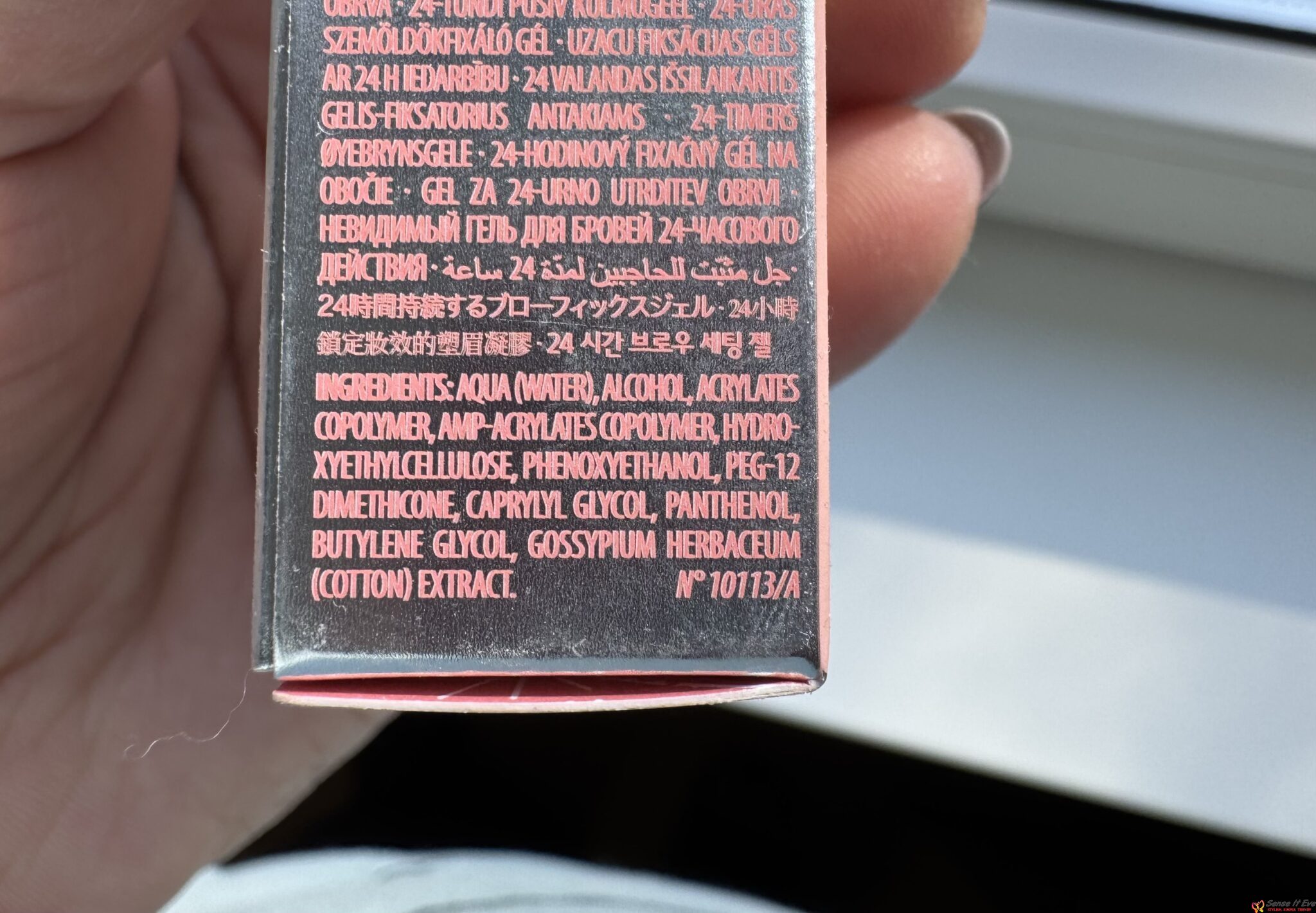 IMG 6187 Sense It Eve Benefit 24-HR Brow Setter Review — The Brow Gel I Keep Coming Back To